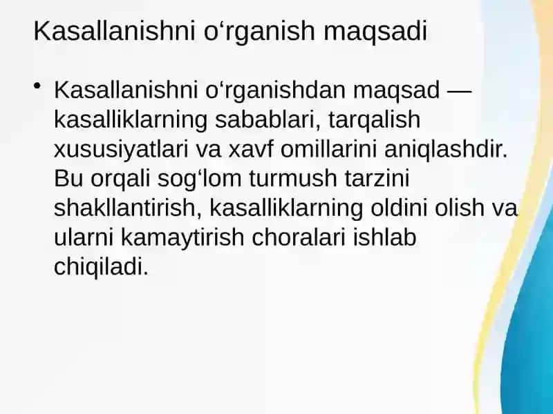 Kasallanish ko‘rsatkichlarini hisoblash 3