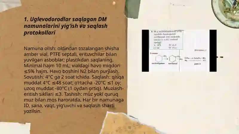 Uglevodorodlar saqlagan DM tahlili 3