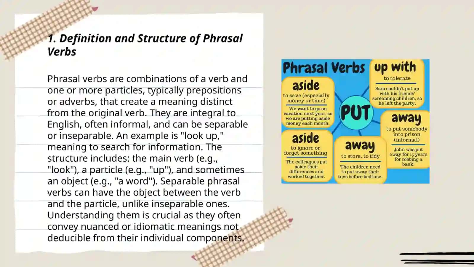 Phrasal verbs 3
