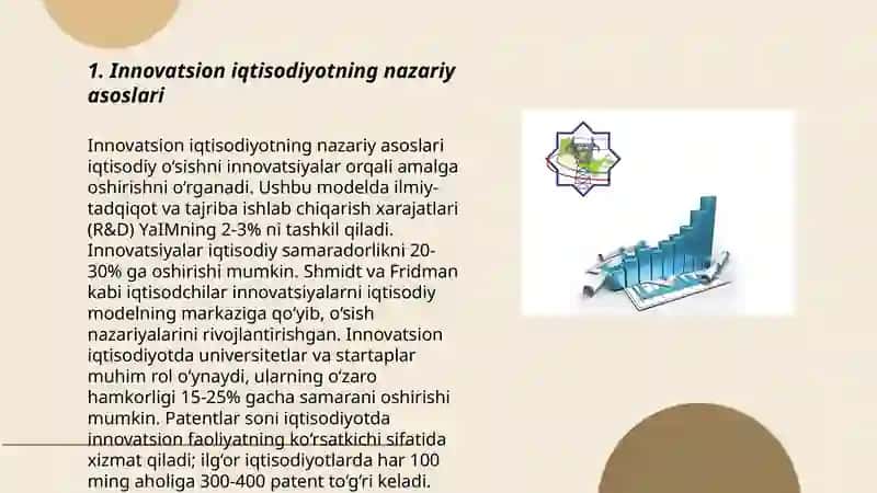 Innovatsion Iqtisodiyotning ilmiy-uslubiy asoslari 3