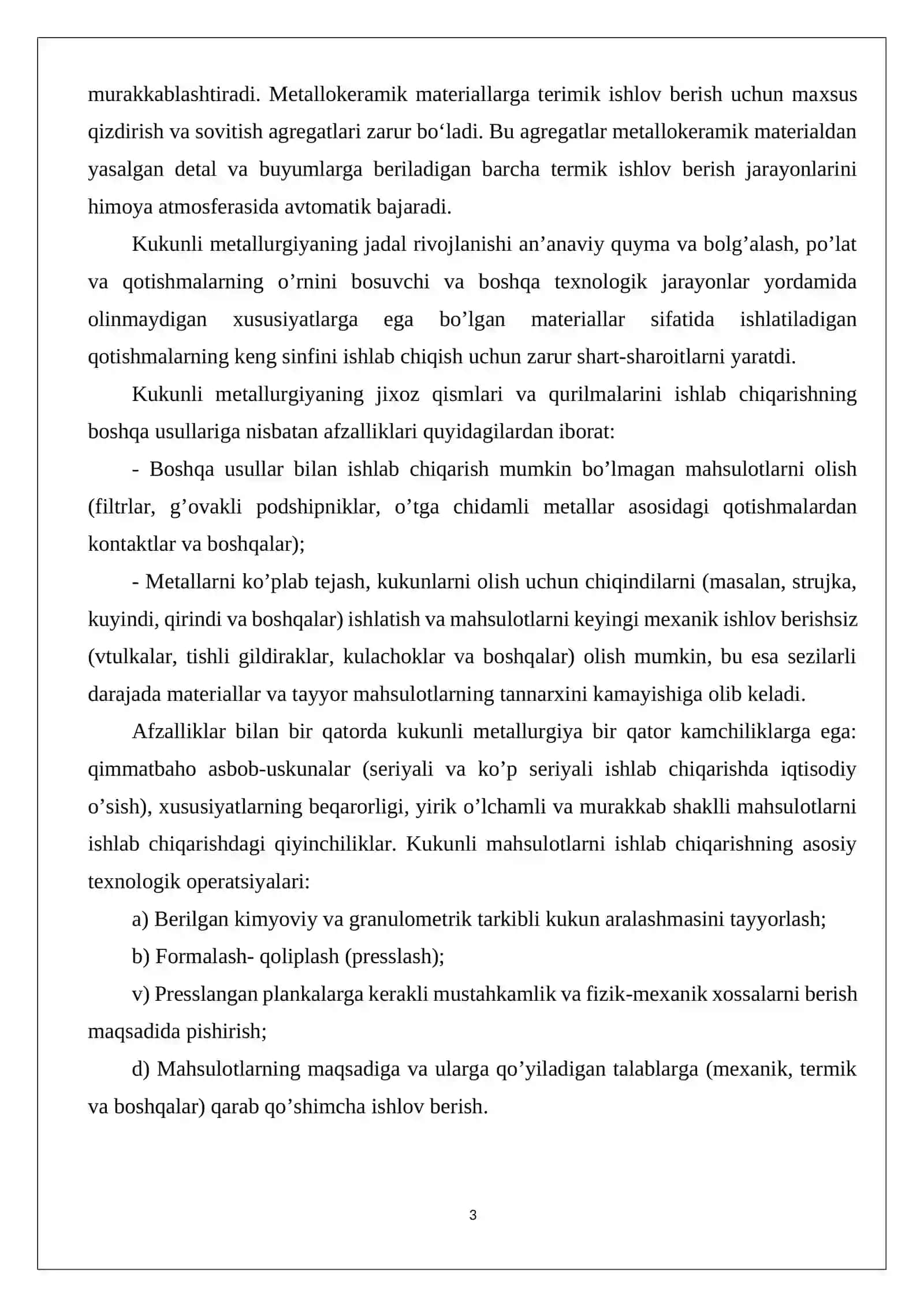 Og’ir yoki tajavuzkor sharoitda ishlaydigan qizdirib pishirish orqali olinadigan podshibniklar 3