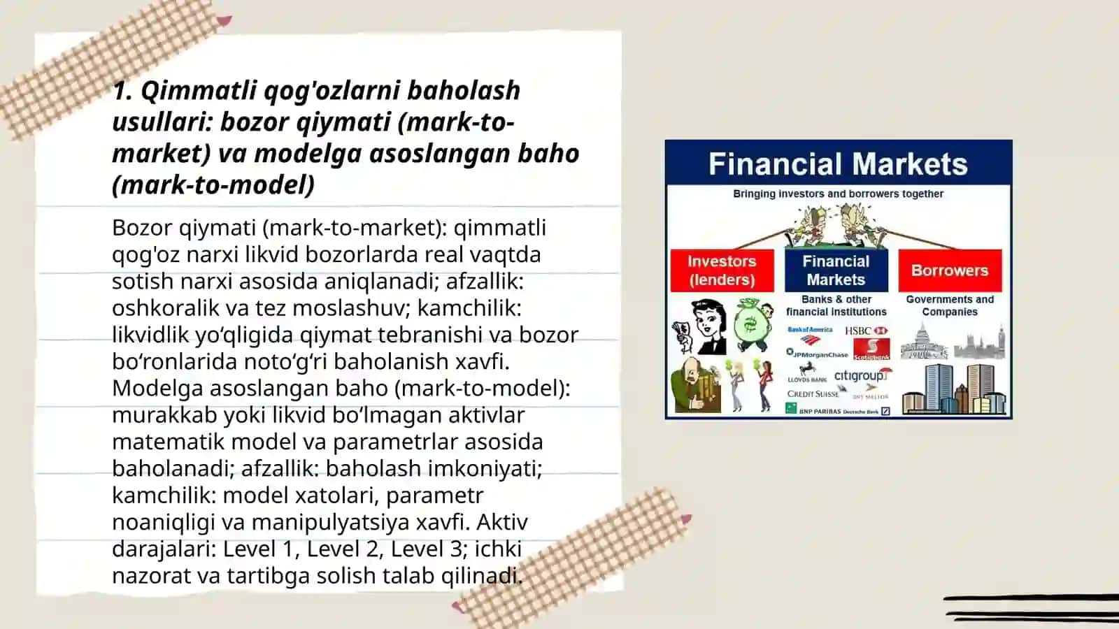 Qoiymat baholash, vaqtni rekord qilish va valyutani konvertatsiya qilish qoidalari 3