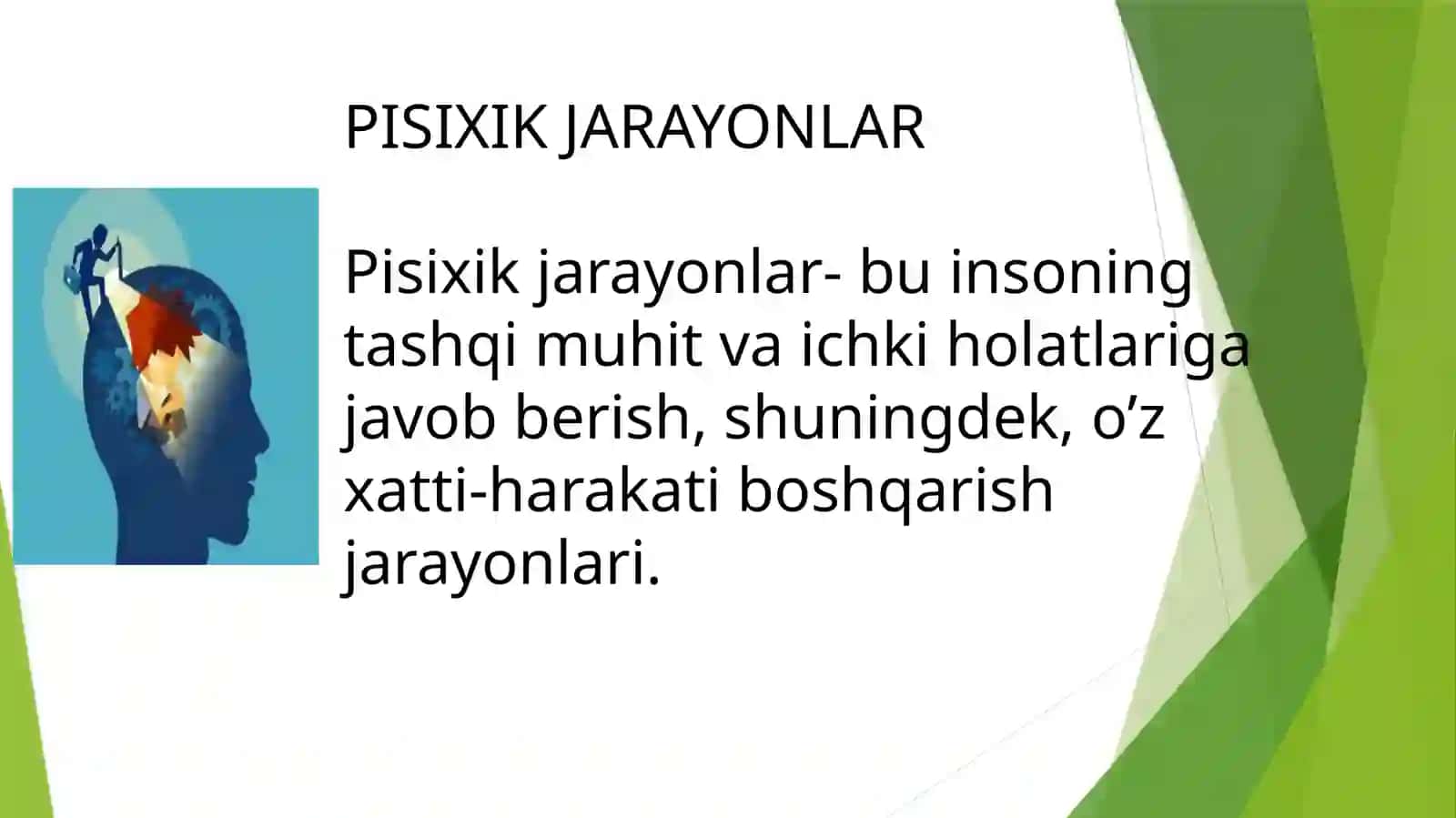 PSIXIK JARAYONLAR VA MIYANING O’ZARO ALOQADORLIGI HARAKAT INSON FAOLIYATINING BIRLIGI SIFATIDA 3