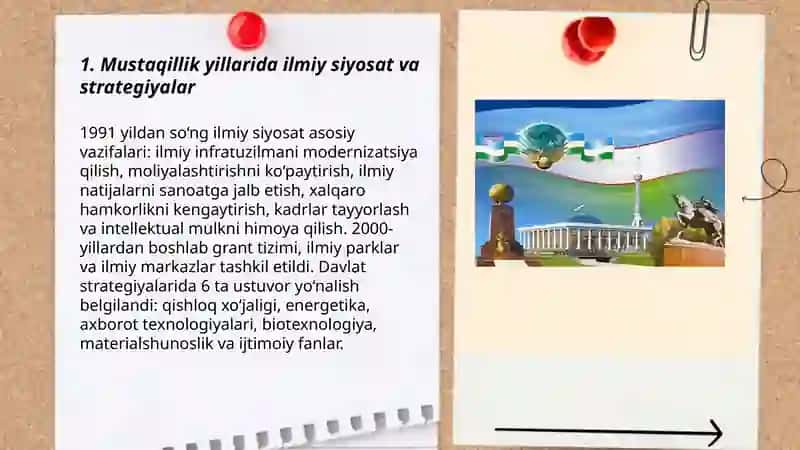 Mustaqillik yillarida ilm va fan taraqqiyoti 3