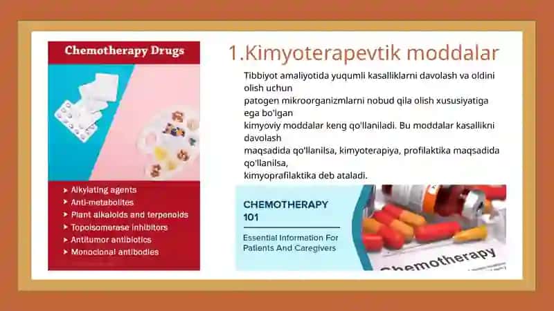 Kimyoterapevtik Moddalar va Antibiotiklar 3