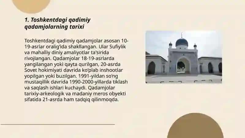 Toshkentdagi qadimiy qadamjolar 3