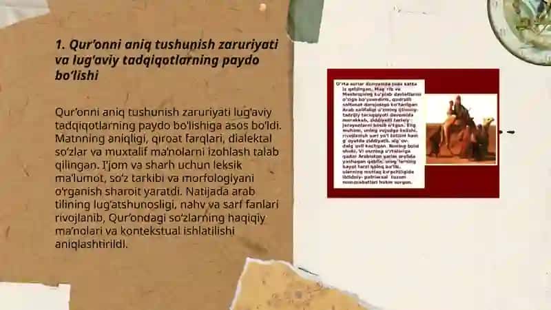Arab tilshunosligining vujudga kelish sabablari 3