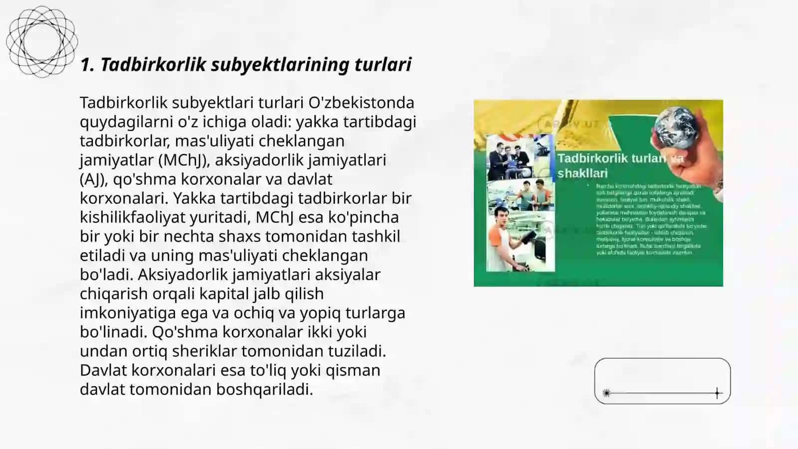 Tadbirkorlik tashkilotlari va ularning manfatdor tashkilotlari 3