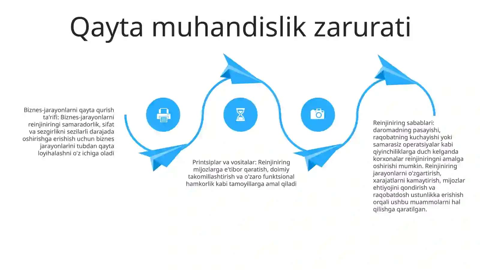 Biznes-Jarayonlar Va Tashkiliy O‘Zgarishlarning Qayta Injiniringi 3