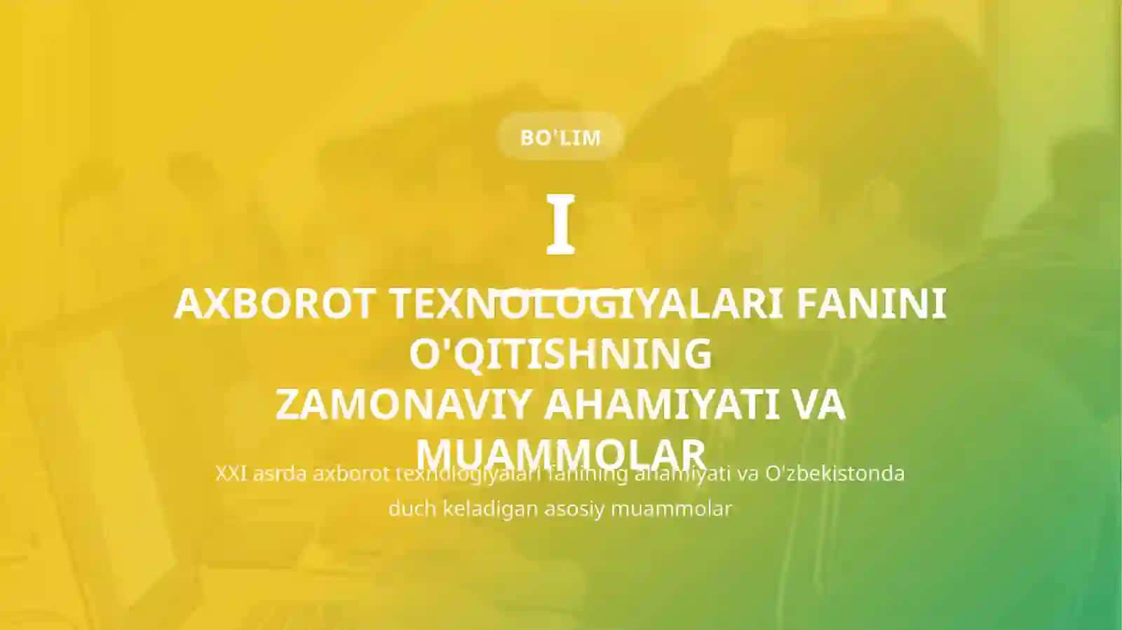 XALQARO TA'LIM TAJRIBASI RIVOJLANGAN AQSH, FINLANDIYA VA SINGAPUR AT FANINI O'QITISH BO'YICHA TAJRIBANI TAHLIL QILISH VA O'ZBEK TA'LIMIGA MOSLASHTIRISH 3