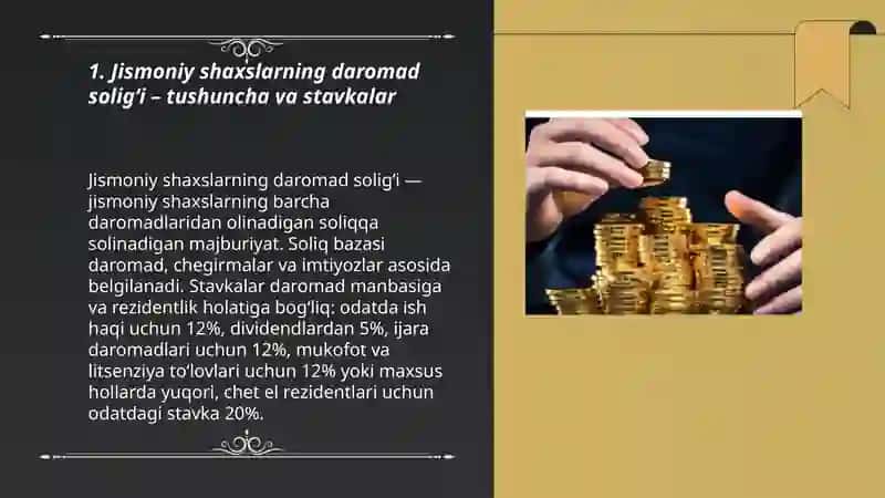 Jismoniy shaxslarning hisob-kitoblari va to'lovlari 3