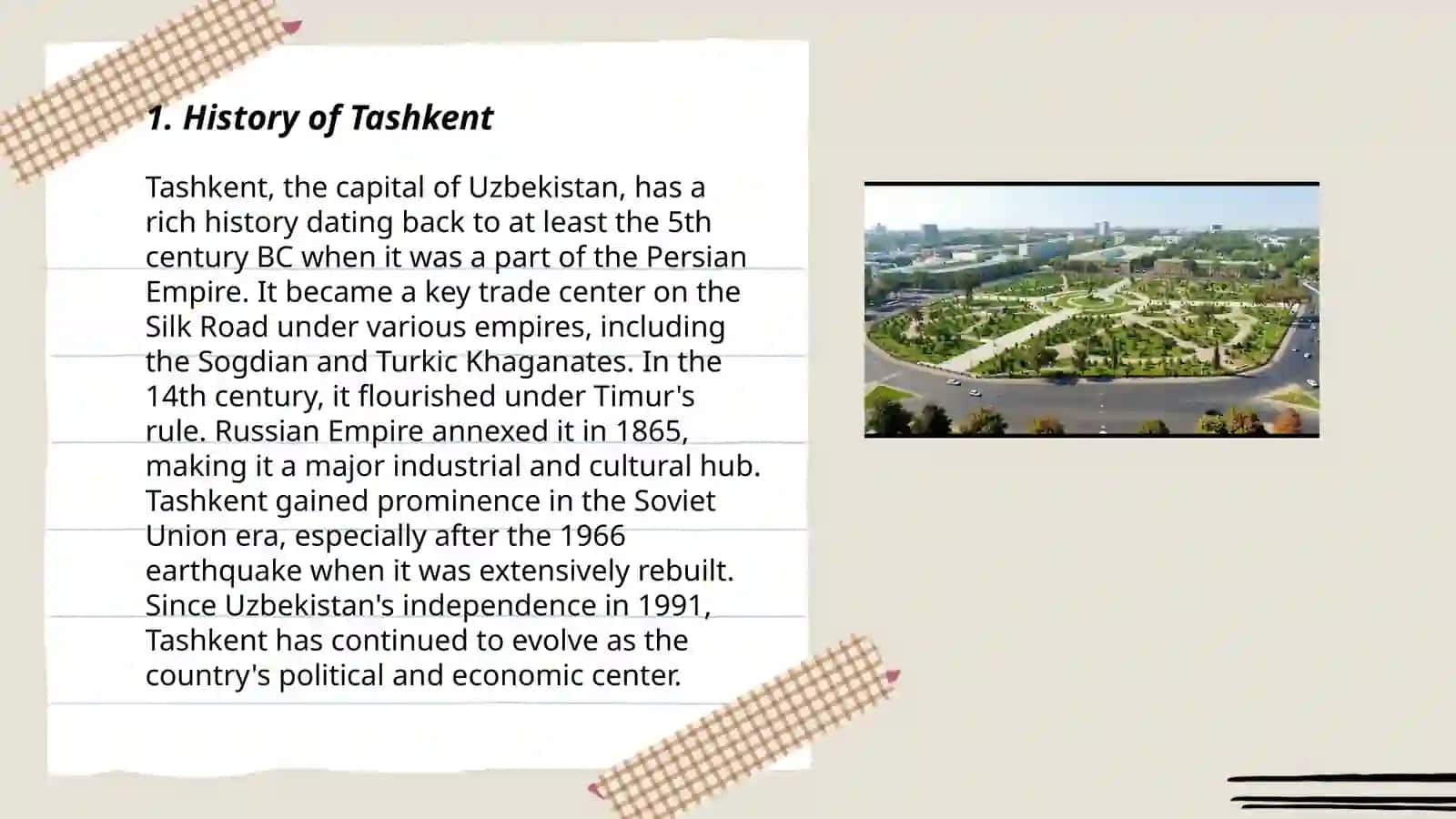 Tarixiy ma'lumotlar/History of Tashkent 3