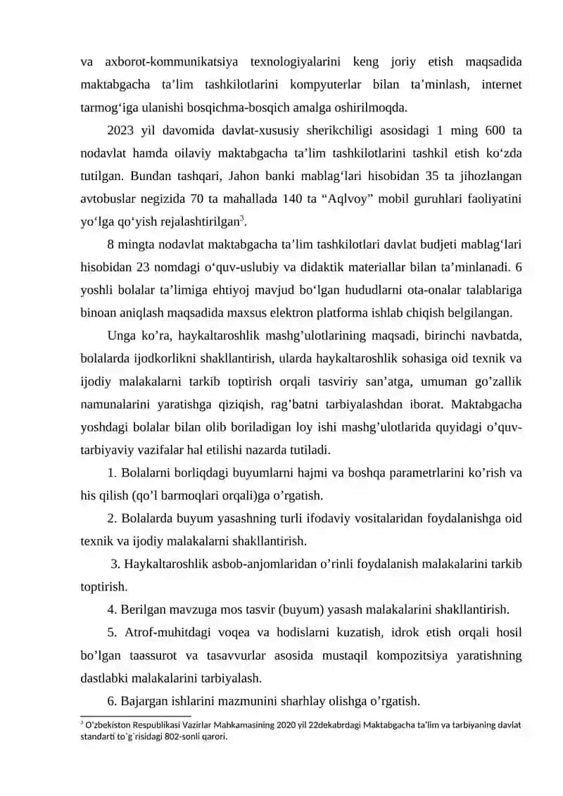 Rasm, loy, applikatsiya va qurish – yasash ishlarining o‘yin bilan bog‘liqligi 3