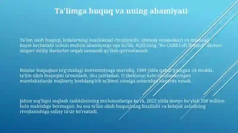 Bolalar Huquqlari Konvensiyasi 3