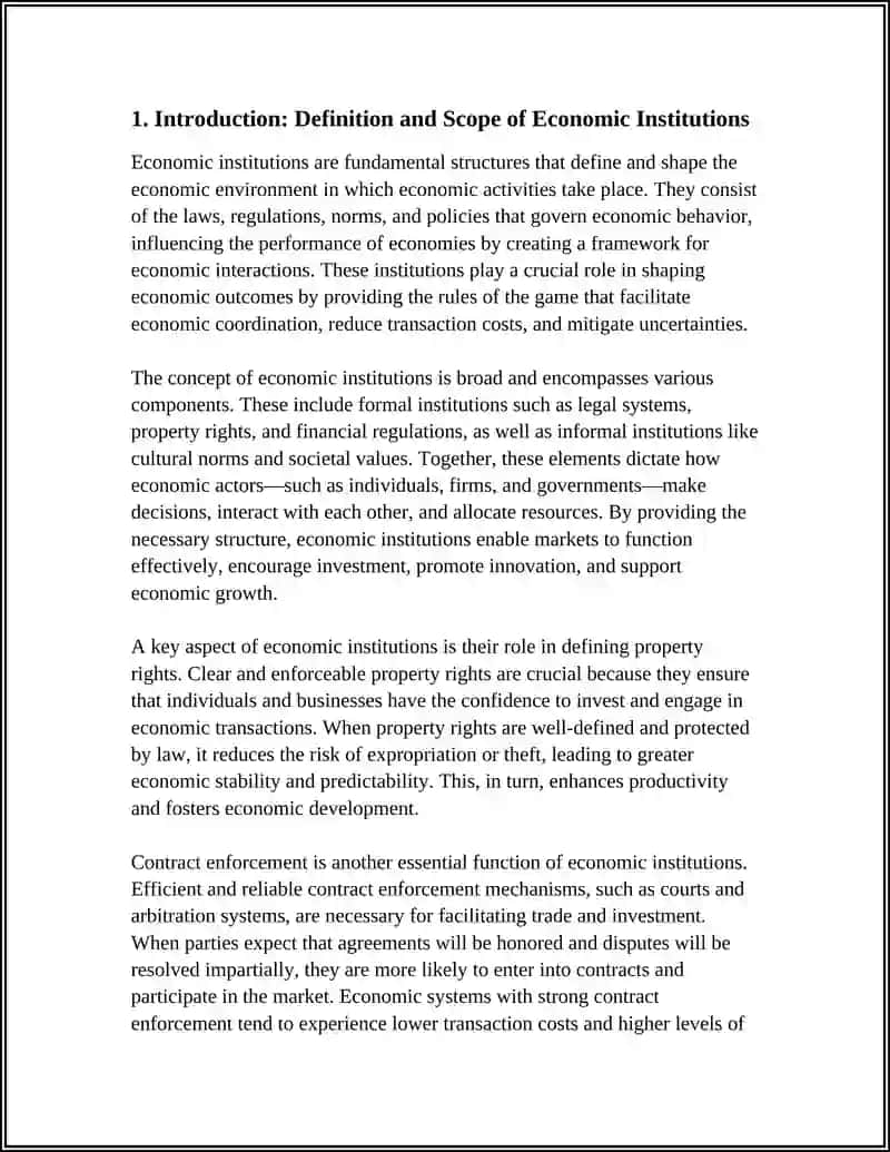 ECONOMIC INSTITUTIONS HAQIDA MA‘LUMOTLAR BER REJA,FOYDALANGAN ADABIYOTLAR BO‘LSIN,INGILIZ TILIDA YOZILGAN BO‘LSIN 3