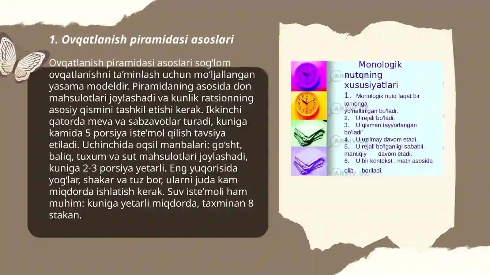 Ovqatlanish adekvatligini oʻrganish va baholash 3