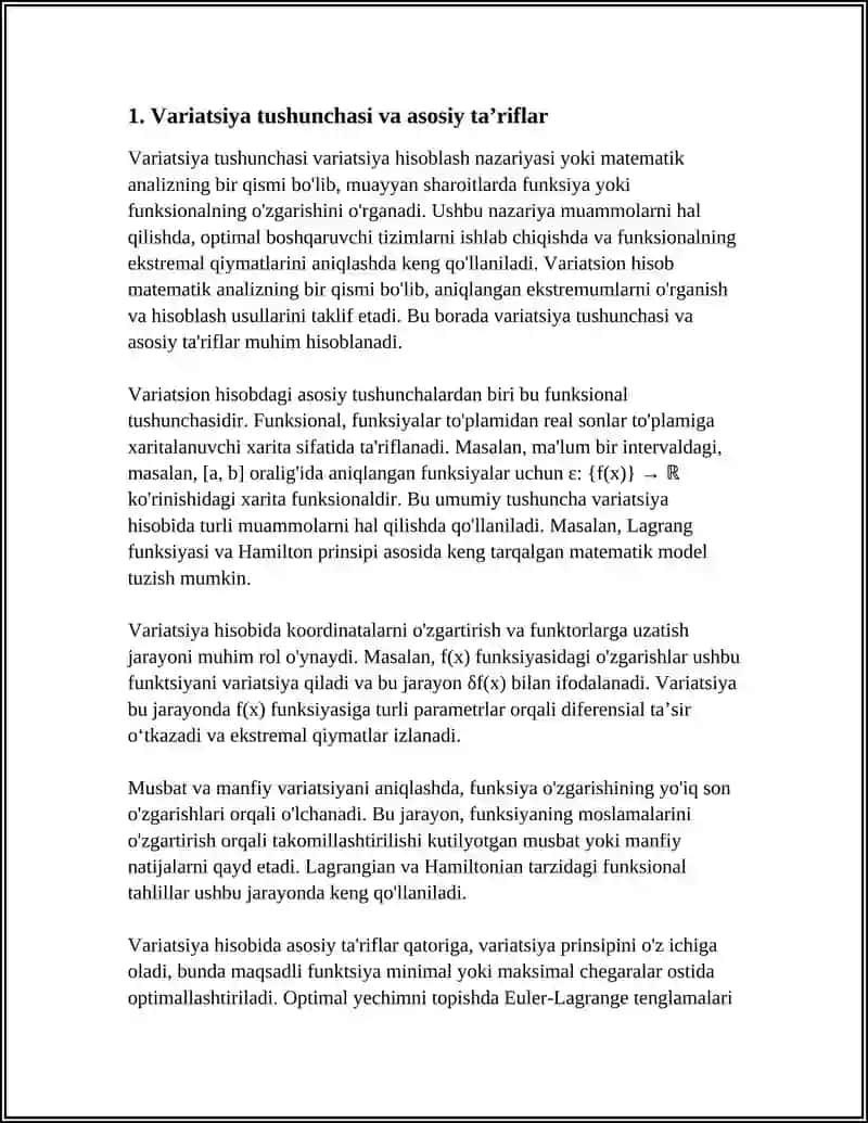 VARIATSIYA 3