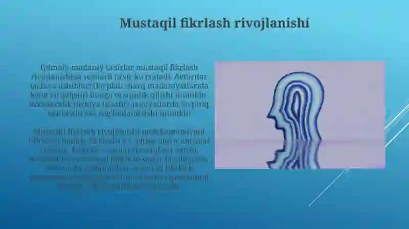 Mustaqil fikrlash ijtimoiy psixalogik xodisa 3