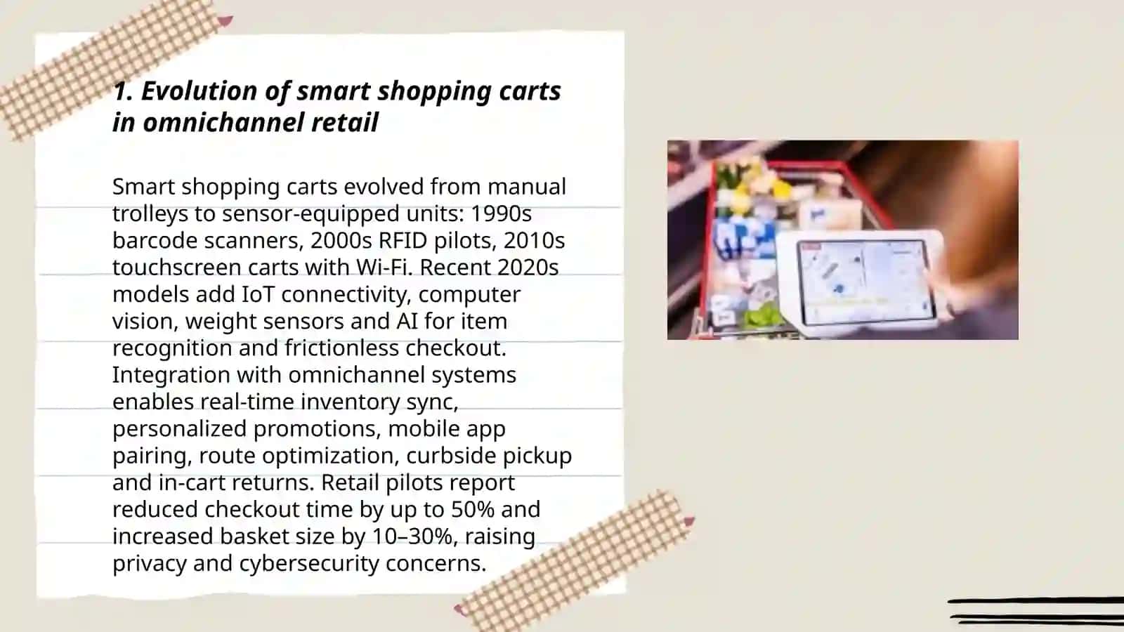 Evolution of smart shopping carts in omnichannel retail 3