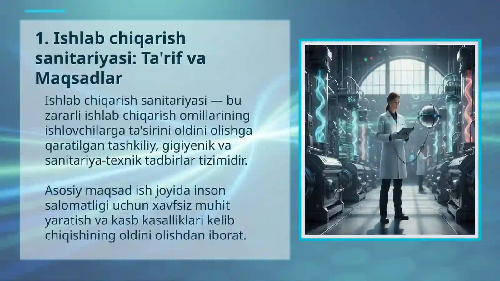 Ishlab chiqarish sanitariyasi va mehnat gigiyenasi 3