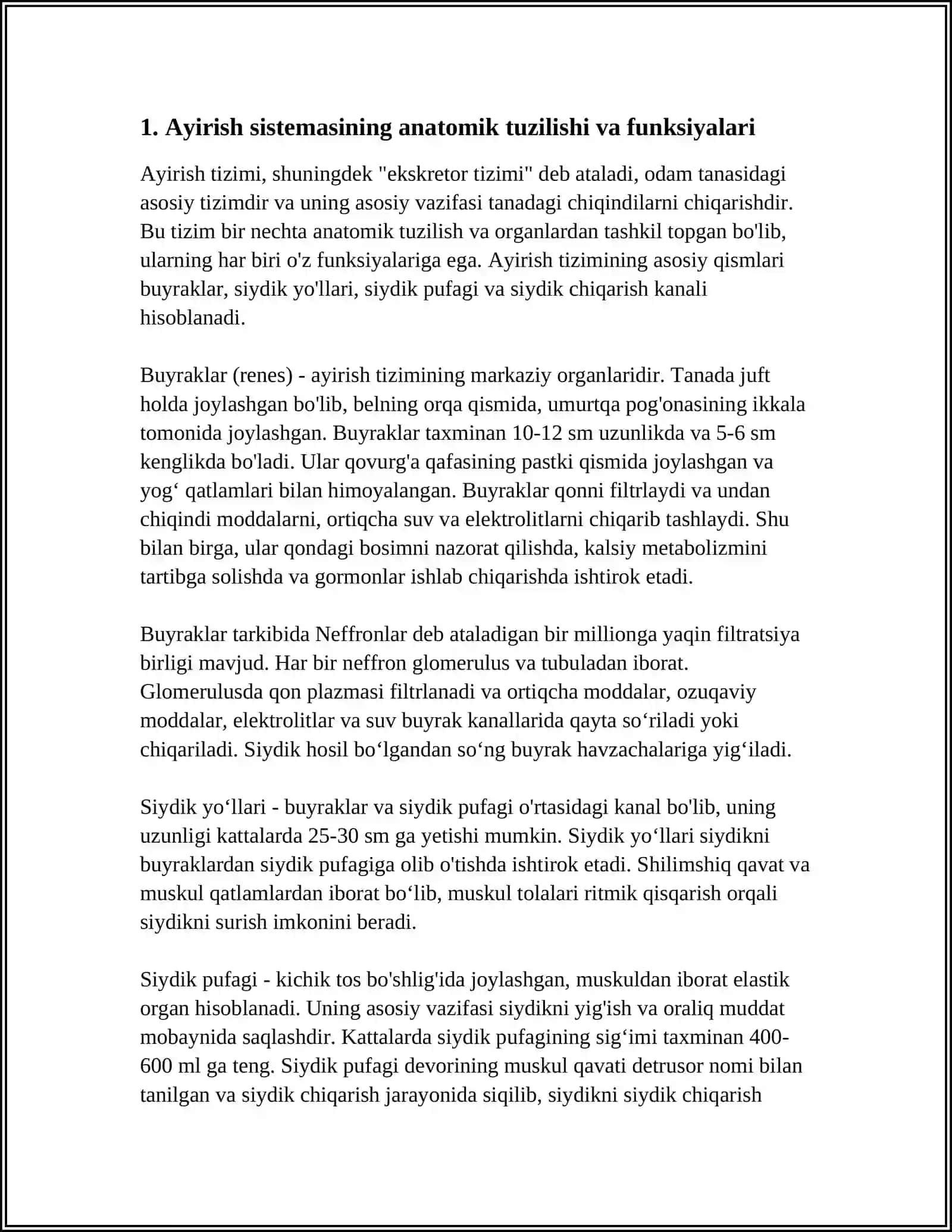 AYIRISH SISTEMASI VA UNING KASALLIKLARI 3