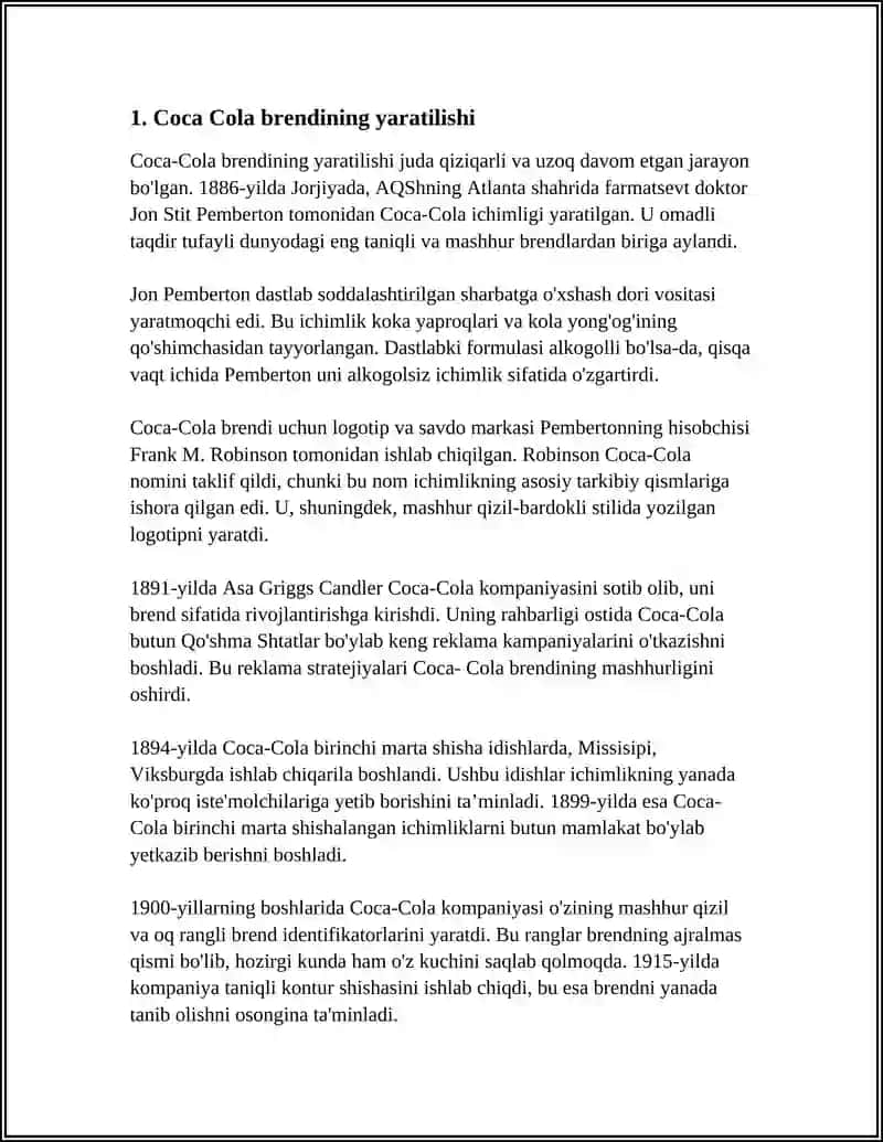 THE HISTORY OF COCA COLA 3