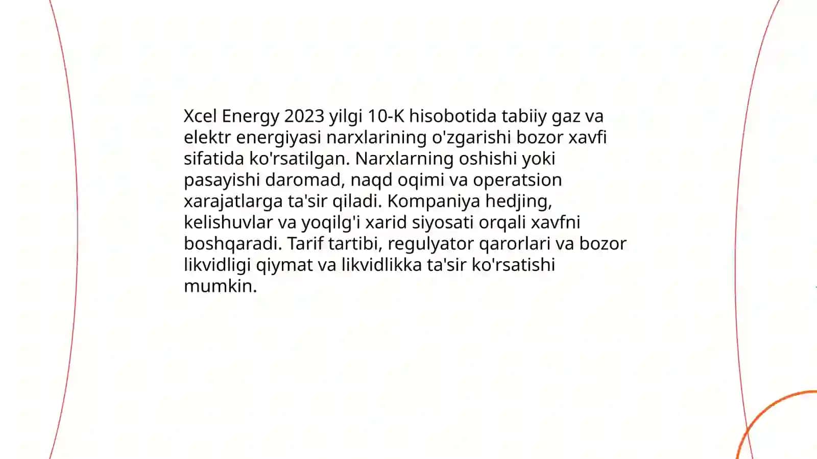 Xcel Energy 10 k 2023 hisoboti xavf omillari va risklari 3