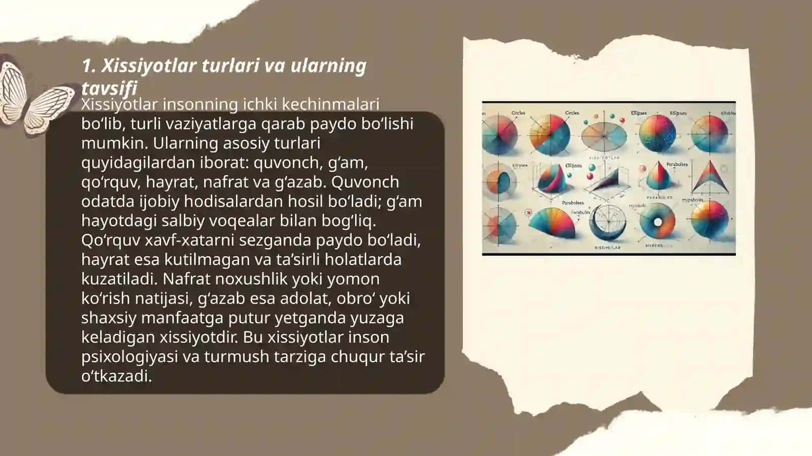 Xissiyotlar turlari 3
