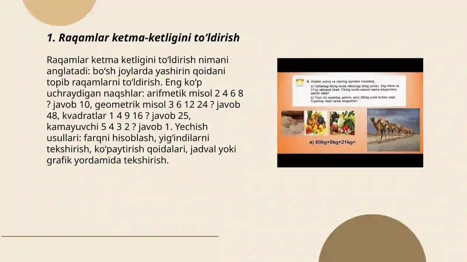 Boshlangʻich sinf matematikadan mantiqiy fikrlashga doir misol va masalalar 3