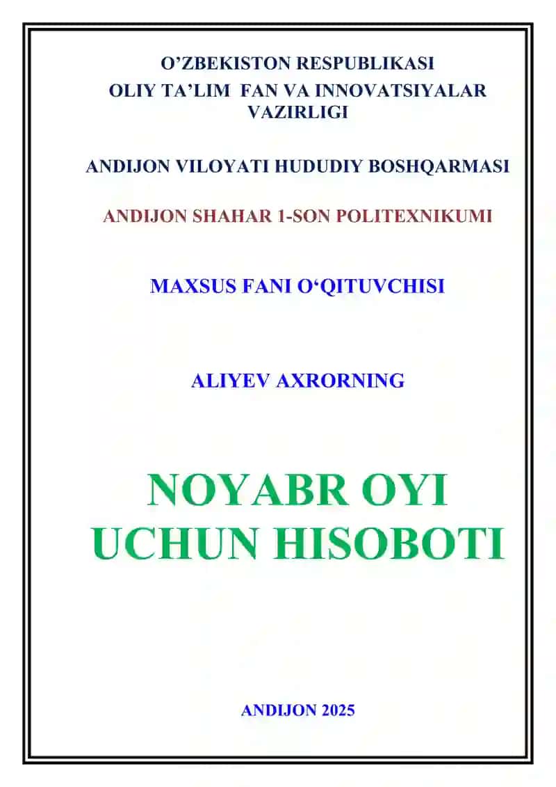 OY NOMLARI 3