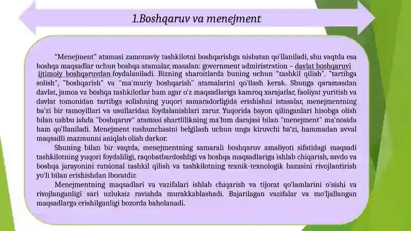 MENEJMENTNING NAZARIY ASOSLARI 3