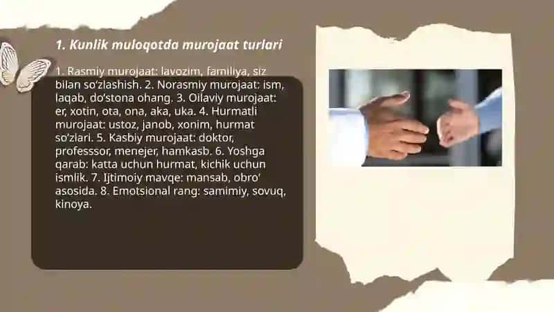 Kunlik muloqotda murojaat turlari 3