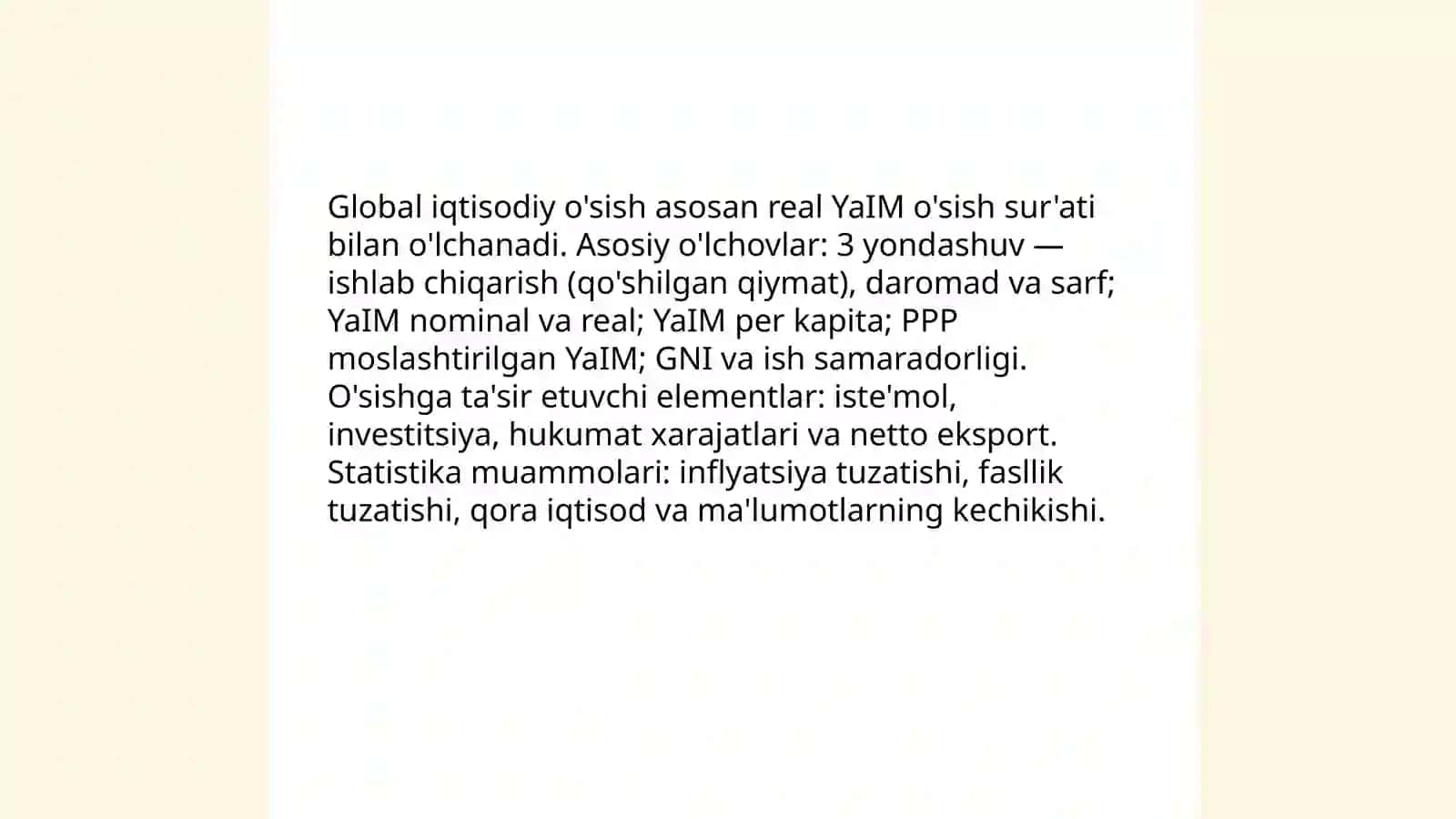Global Iqtisodiy rivojlanish 3
