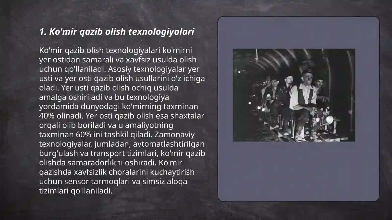 Ko'mir sanoati 3