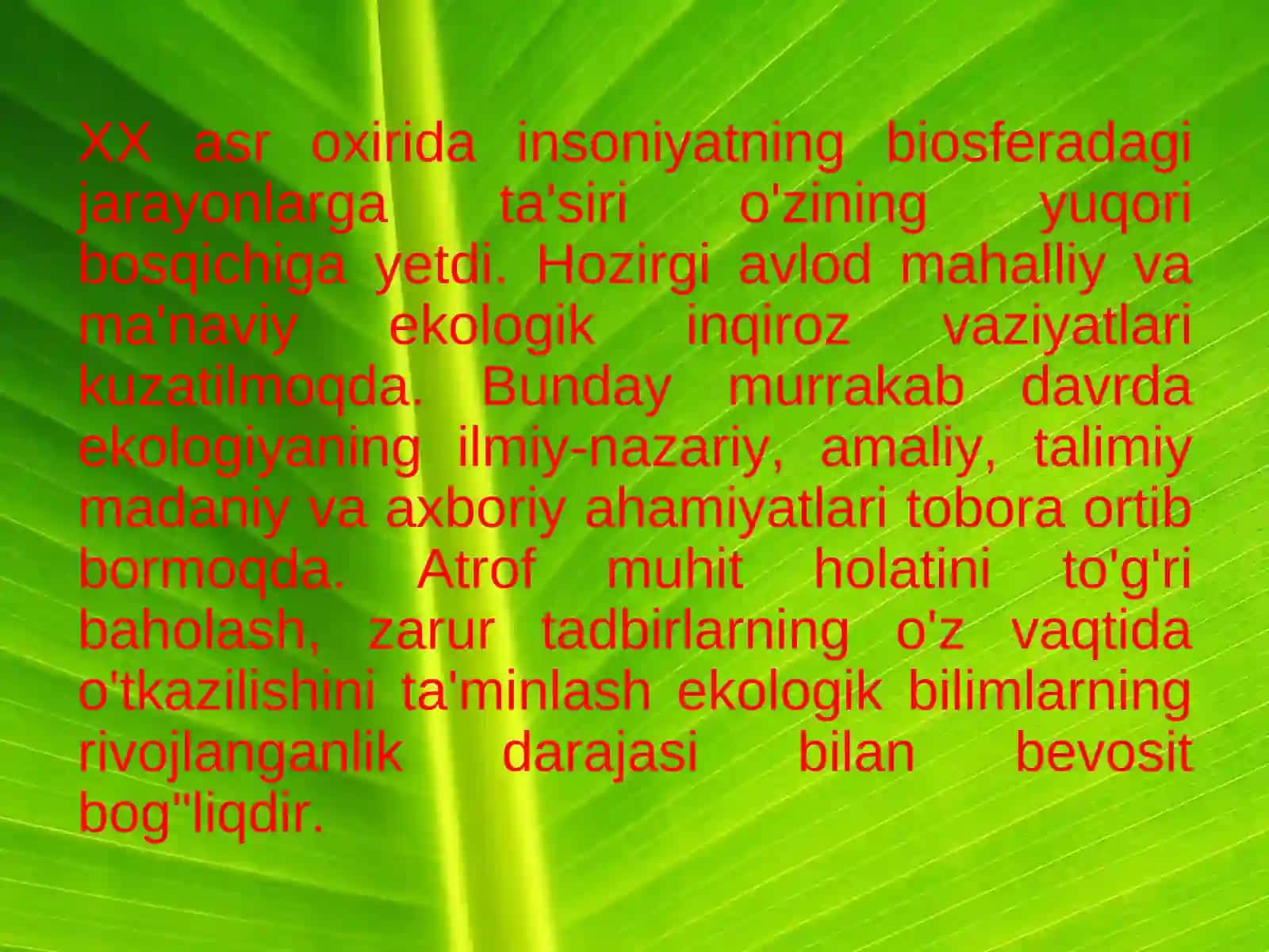 Ekologik ta'lim va tarbiya 3