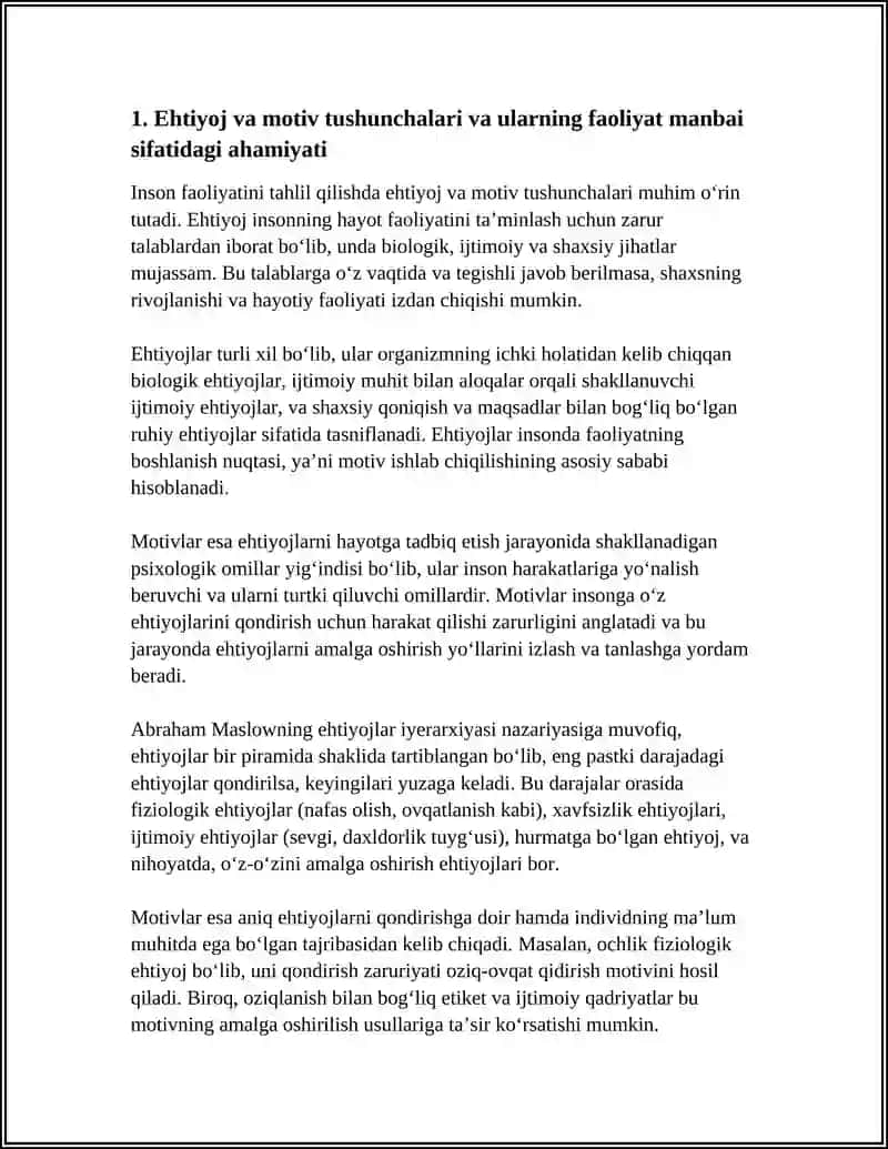 EHTIYOJ VA MOTIVLAR FAOLLIK MANBAI 3