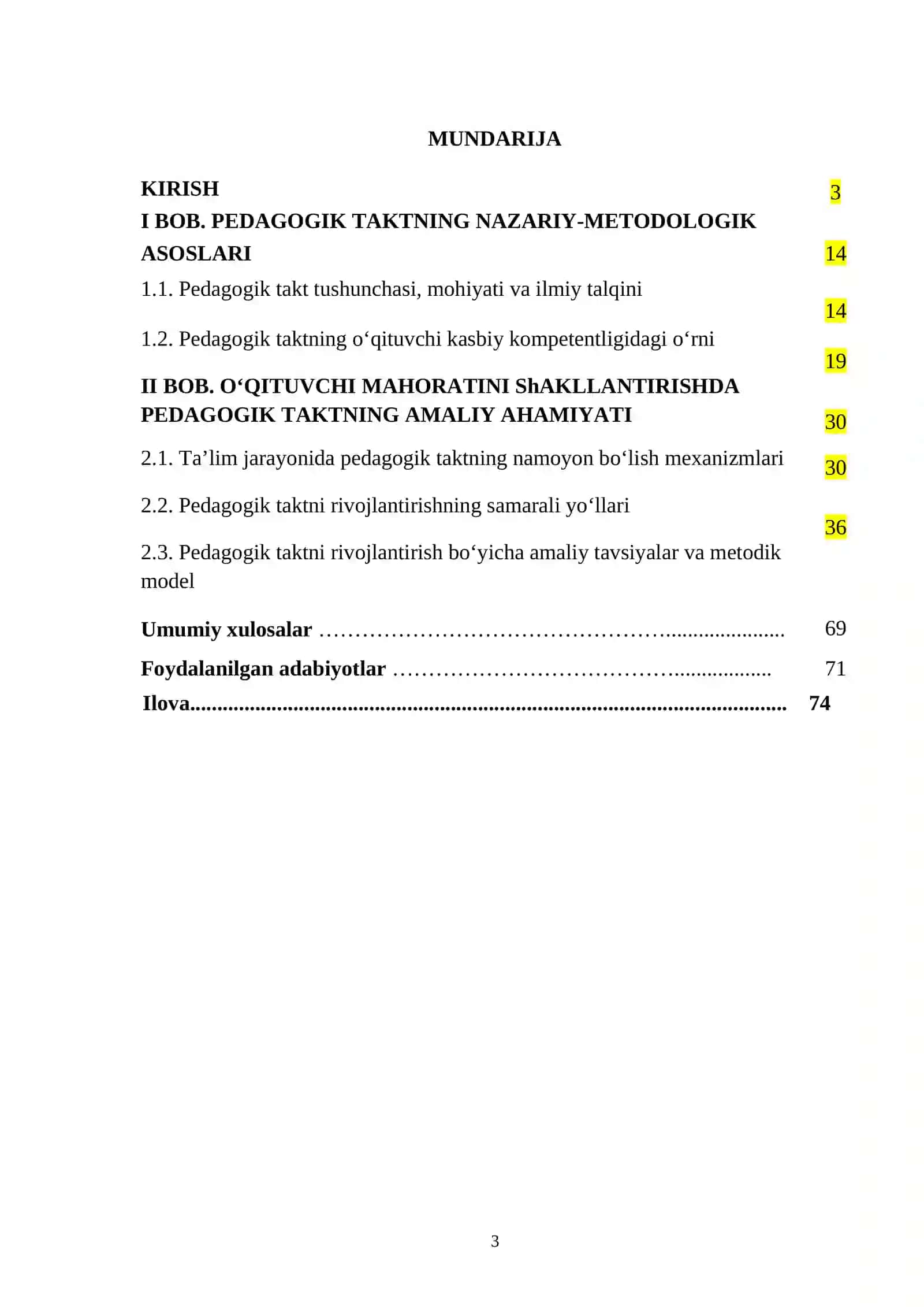 PEDAGOGIK TAKT VA UNING O‘QITUVCHI MAHORATIDAGI O‘RNI 3