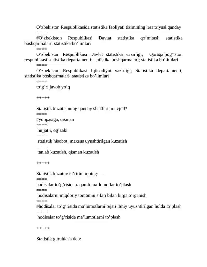 Statistika umumiy nazariyasi 3