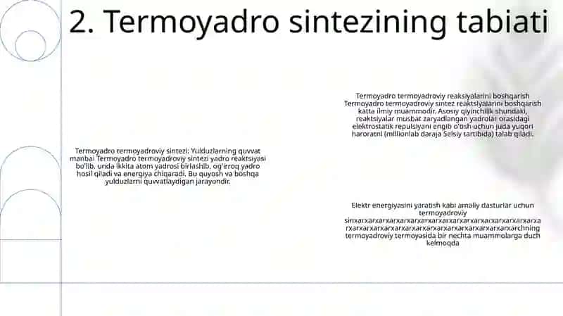 Termoyadro Sintez Reaksiyalarini Boshqarish Muamuosi 3