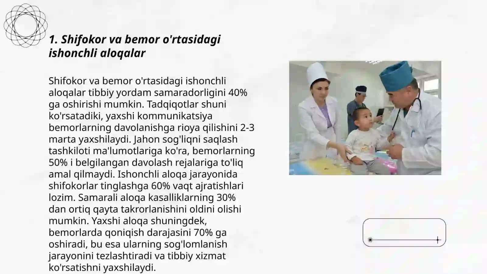 Shifokor va bemor muloqotining psixologik xususiyatlari 3