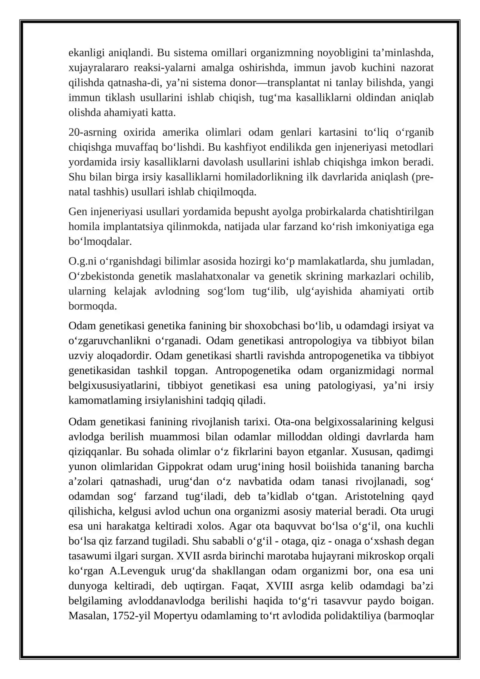 Odam Genetikasining Hozirgi Zamon Usullari 3