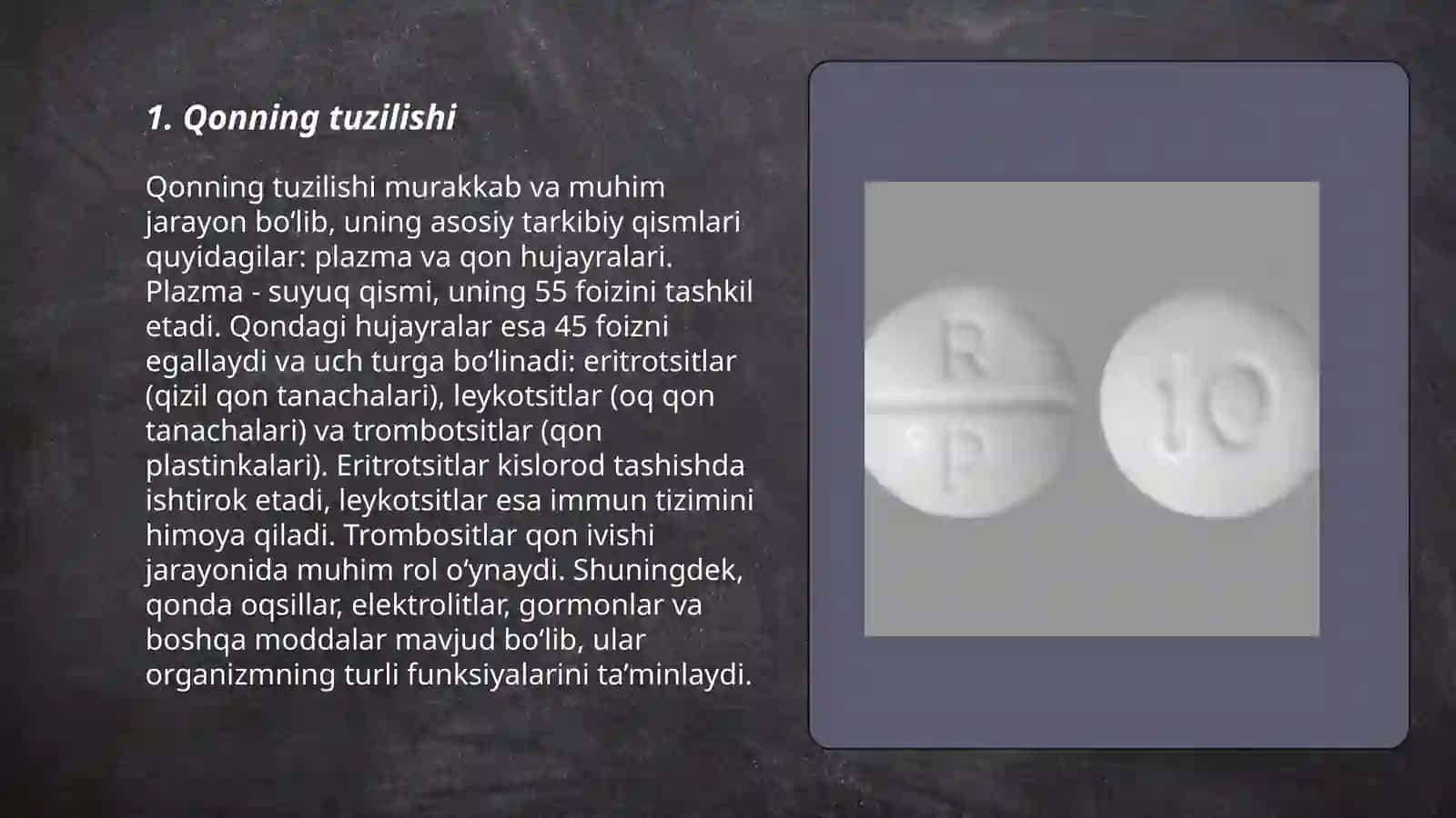 Qon va siyrak tolali biriktiruvchi toʻqima gistalogiyasi 3