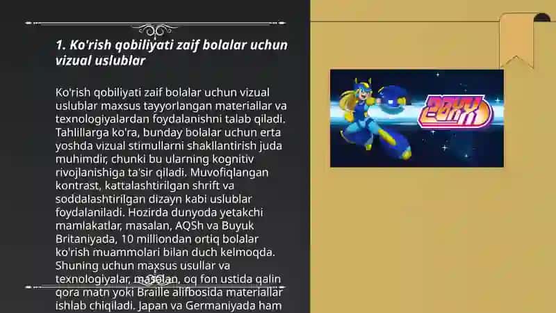 Ko'rish qobiliyati zaif bolalar bilan ishlashda vizual va kinestetik metodlar 3