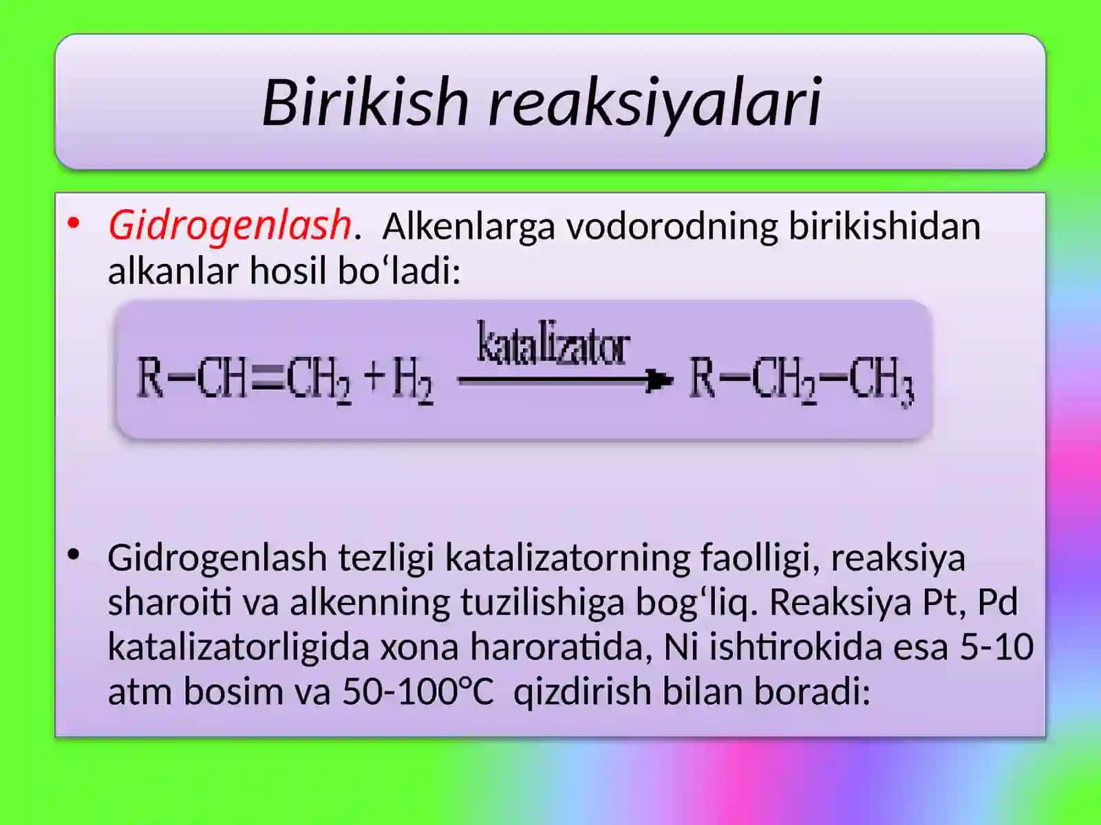 Kimyoviy xossalari 3