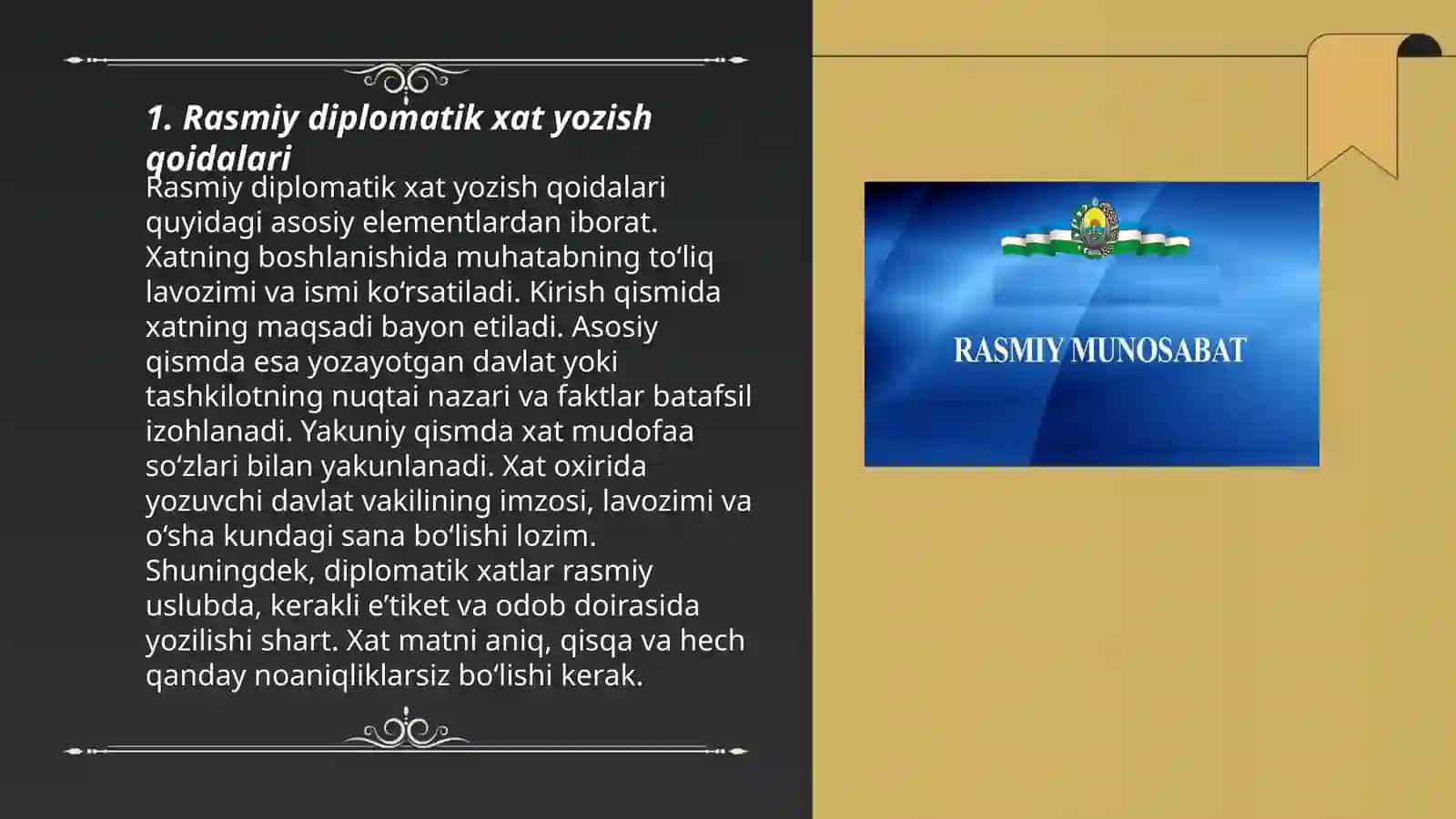 Rasmiy Diplomatik Uslub 3