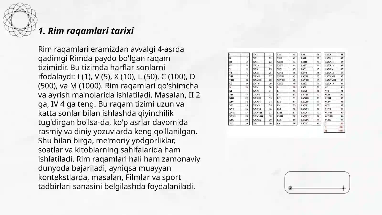 Rim raqamlari 3