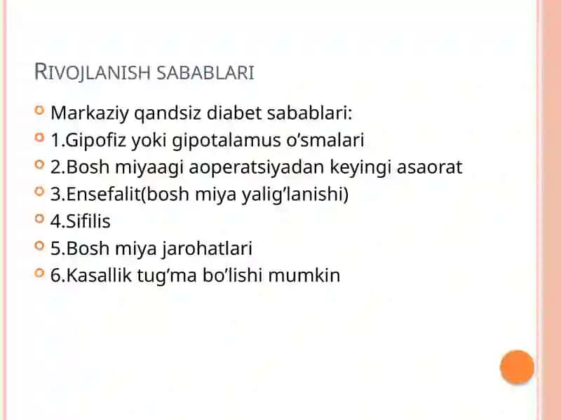 Qandsiz diabet 3