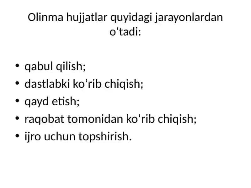 Hujjatlarni sistmaga keltirish va saqlash 3