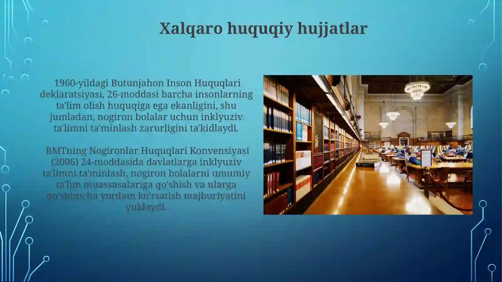 Inklyuziv ta'limning huquqiy me'yoriy asoslari 3