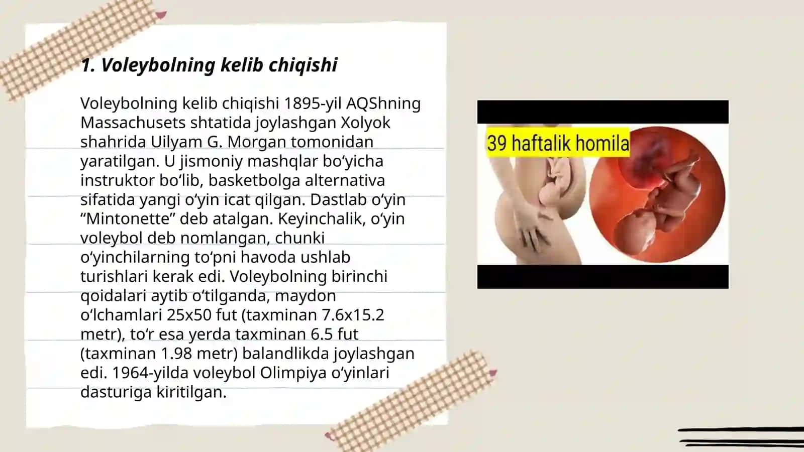 Voleybolni vujudga kelishi uni Jahonda va O‘zbekistonda rivojlanishi 3